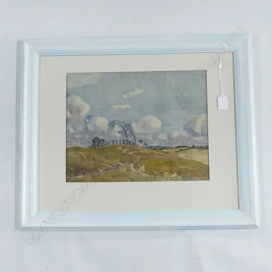 GEOFF FAIRBURN 'SPRING DAY' W/C SIGNED 270x350mm