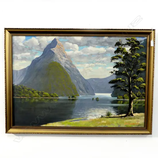  MITRE  PEAK OIL ON BOARD  G.H.JENKINS  790X540MM