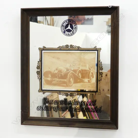 MERCEDES BENZ WALL MIRROR  500 X 600mm