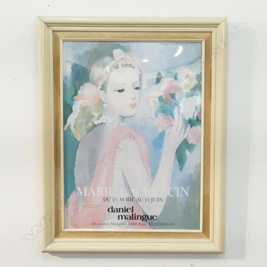  PRINT MARIE LAURENCIN EXHIBITION POSTER