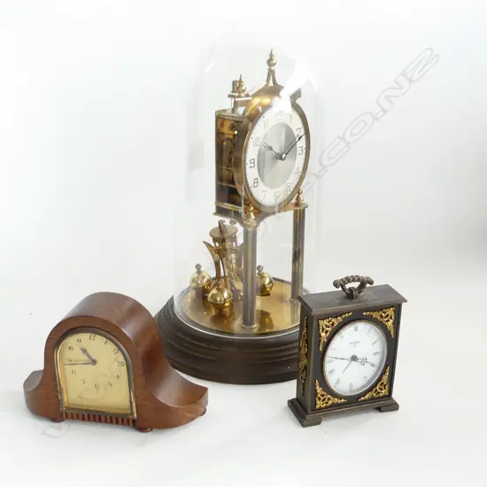 GERMAN DOME CLOCK H.280mm + 2 OTHER
