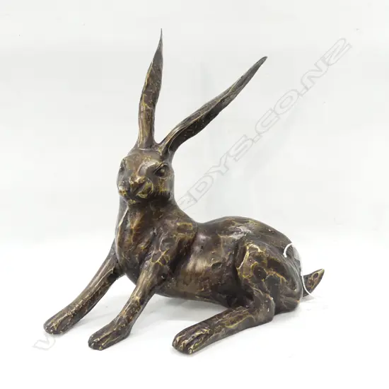 BRONZE HARE RECLINING H. 310mm