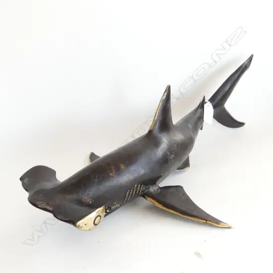 BRONZE HAMMER HEAD SHARK L.470mm