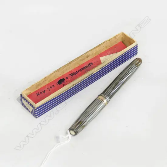 VINTAGE WATERMANS FOUNTAIN PEN - 14CT NIB, BOXED