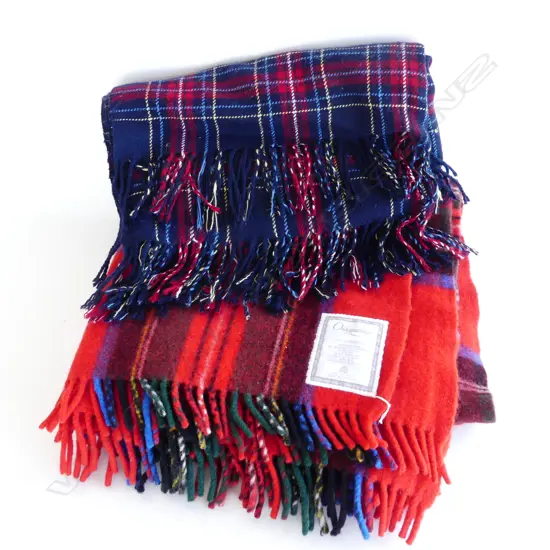 2 TARTAN BLANKETS; ONKAPARINGA  AUSTRALIA + OTHER