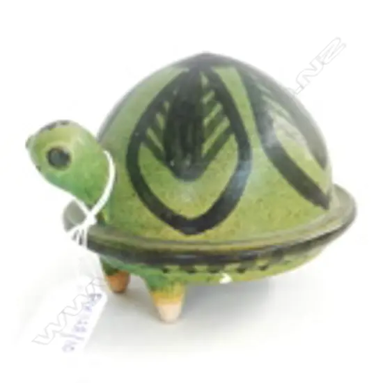ANNEKE BORREN STUDIO POTTERY TURTLE 115mm dia