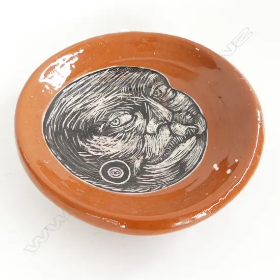 ANDY KINGSTON STUDIO POTTERY DISH 140mm dia