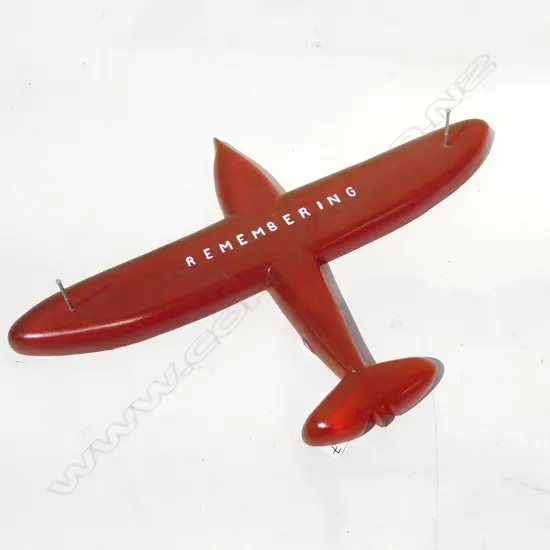MICHELLE BRYANT, 'REMEMBERING' RESIN GLIDER, SIGNED, 2022 W.330 L.220mm *RTV*
