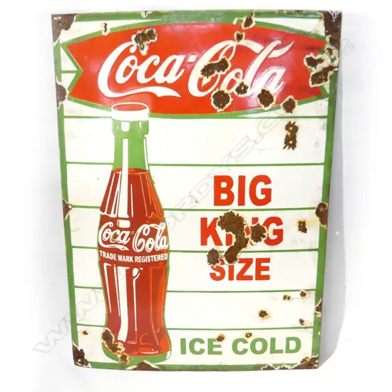 ENAMEL ADVERTISING SIGN 760x560mm