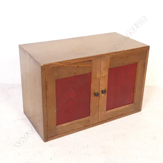 VINTAGE JAPANESE SMALL 2 DOOR CUPBOARD W.485mm
