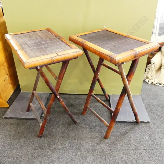PR BAMBOO SIDE TABLES 490x330x675mm