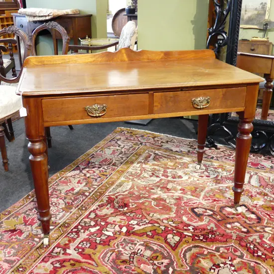 VICTORIAN MAHOGANY HALL TABLE 1090x575x805mm