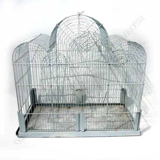 VINTAGE WIRE BIRD CAGE 630x320x600mm