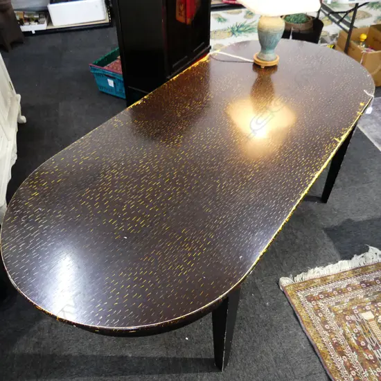 D-END PAINTED DINING TABLE 2030x900x750mm