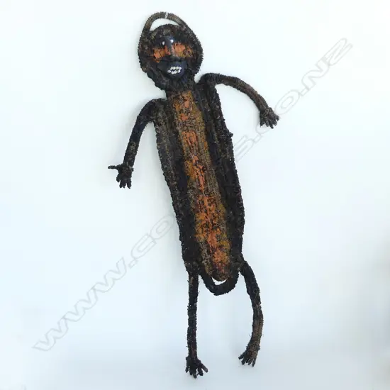 TIMBUWARRA SPIRIT FIGURE WOVEN BY WIRI PEOPLE OF SOUTHERN HIGHLANDS PNG H. 800Mmm