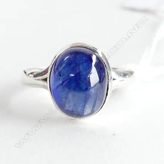 KYANITE & 925 SILVER RING size p