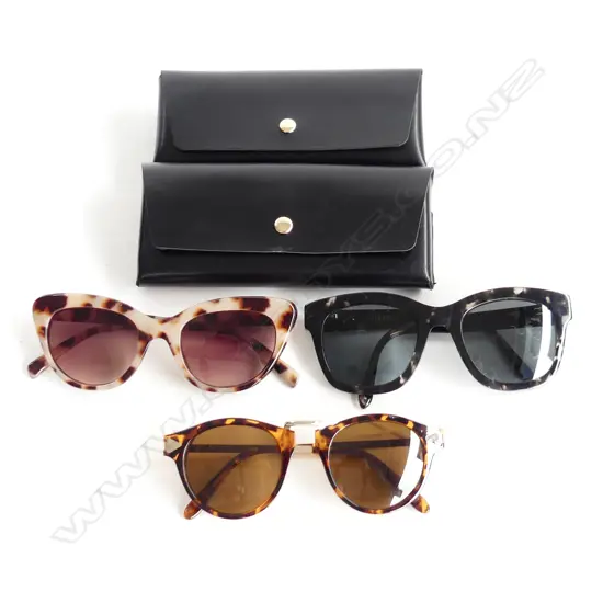 3 PRS SUNGLASSES; ELLERY w. PERSCRIPTION