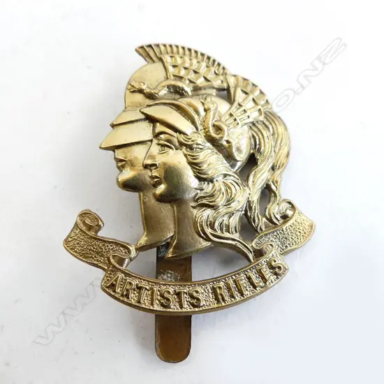 ARTISTS RIFLES REGIMENT CAP BADGE 