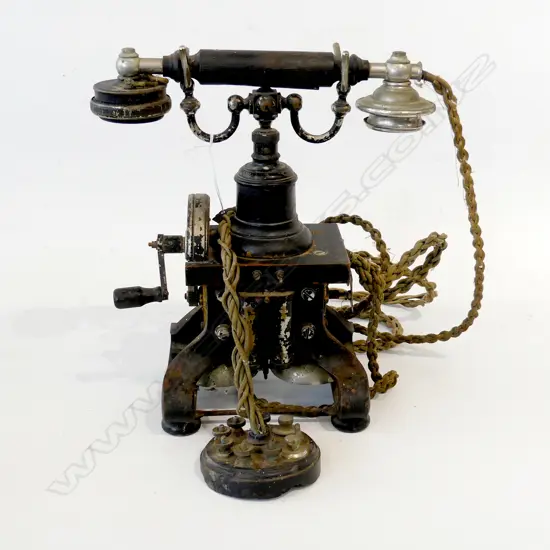 ANTIQUE SKELETON TELEPHONE H.290mm