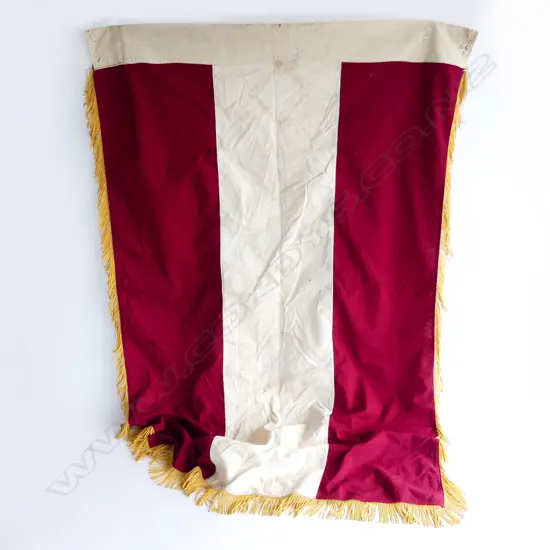 VINTAGE AUSTRIAN CANVAS & COTTON FLAG
