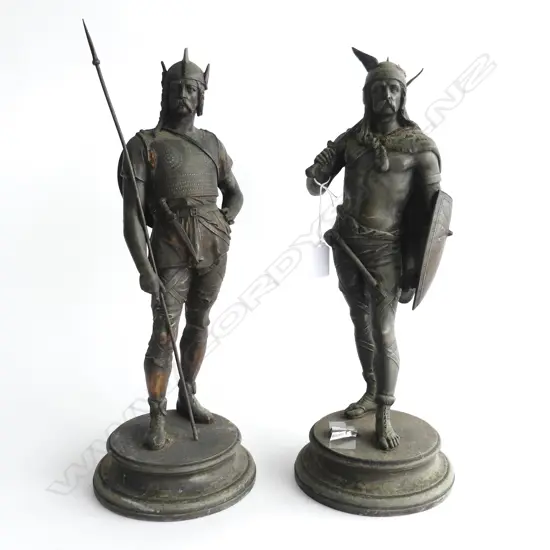 PR SPELTER VIKING TYPE FIGURES H.410mm (req. glue)