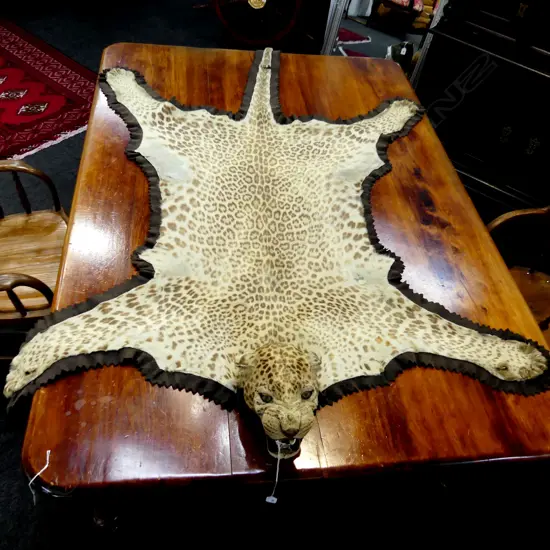ANTIQUE LEOPARD RUG 1400x2100mm