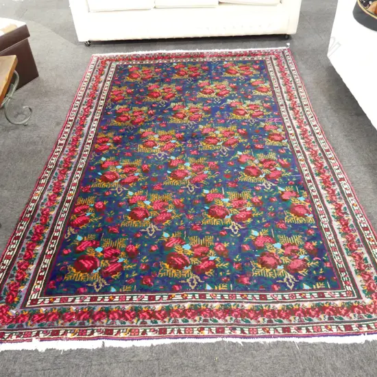 LG HAND KNOTTED WOOL PILE RUG - FLORAL DESIGN 1730x2550mm