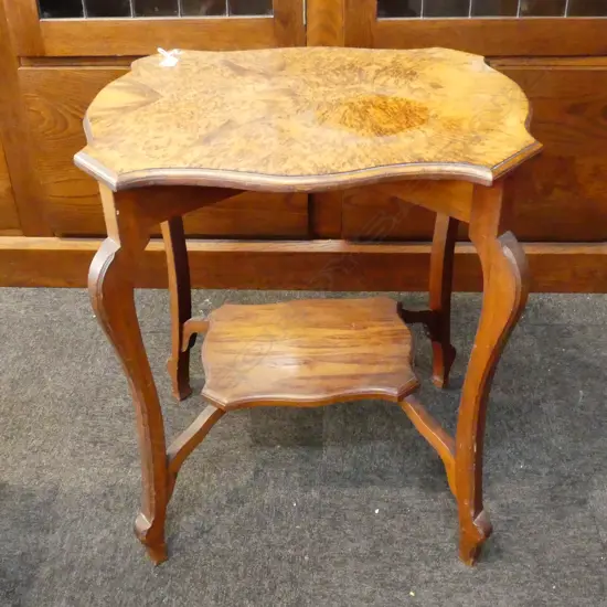 MOTTLED KAURI SIDE TABLE 660x550x750mm