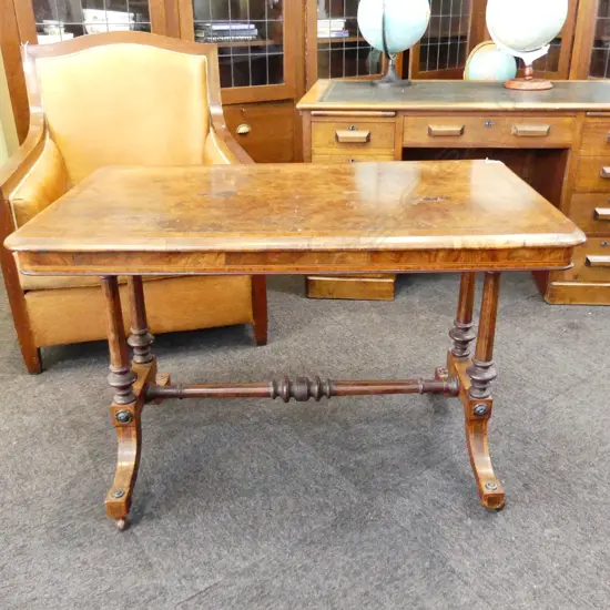 VICTORIAN WALNUT CONSOLE TABLE...