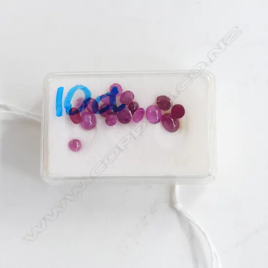 10CT MIXED LOT RUBY CABOCHONS 