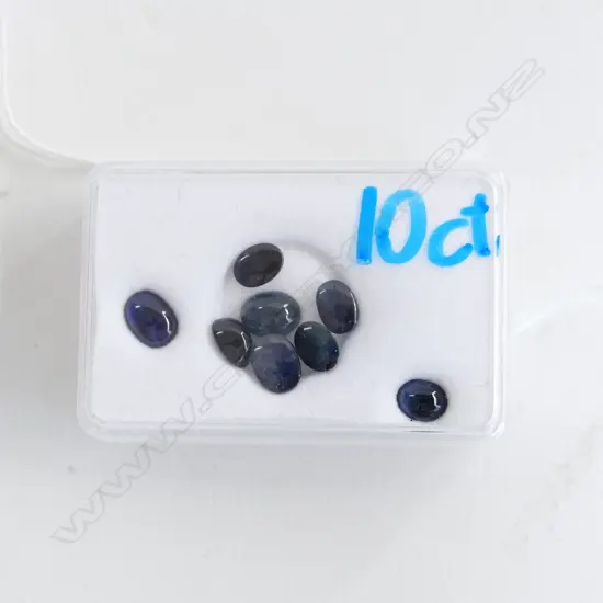 BOX 8 10CT SAPPHIRE CABOCHONS