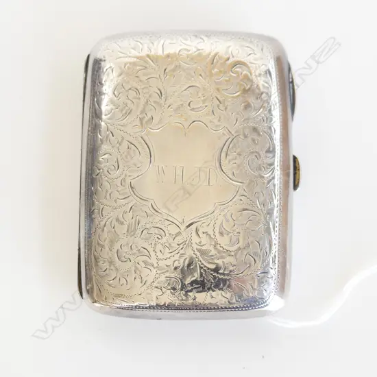 STG SILVER CIGARETTE CASE, CHESTER 1901 85 GRAMS