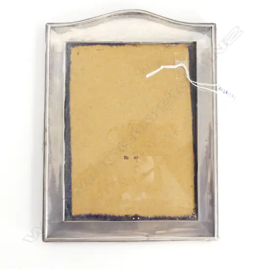 LARGE S/SILVER PHOTO FRAME H270MM some dents and no stand
