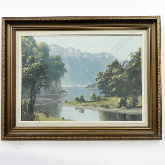 WAYNE SINCLAIR, LANDSCAPE OIL ON BOARD, 400x565mm