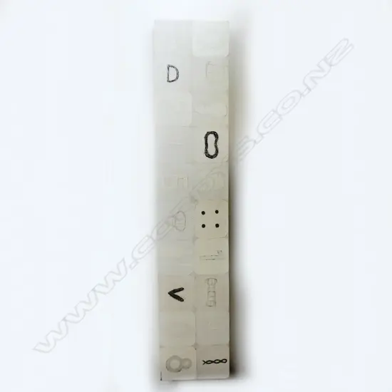 CAM MUNRO 'TICK TOCK' MIXED MEDIA ON CANVAS 2009, 255x1270mm