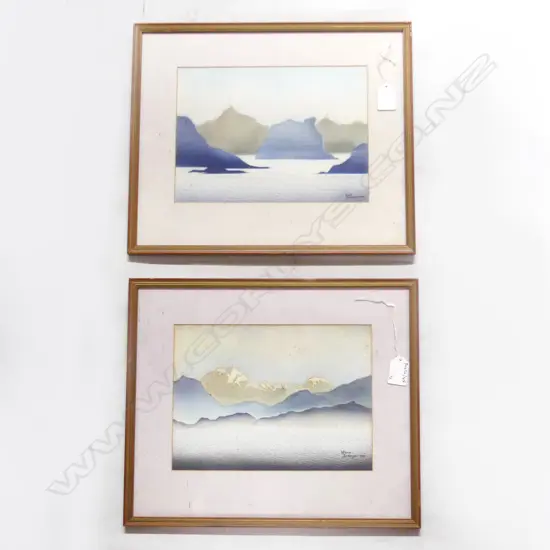 PR W/CS COASTAL SI & ISLANDS  SIGNED MARIE GRAINGER H310 L370MM