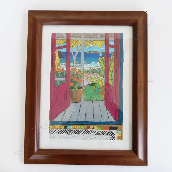 TOM BURNETT 'LONG BEACH' SCREENPRINT 55/180 355x260mm