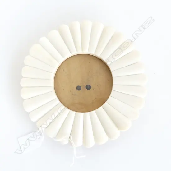 CARVED BONE PHOTO FRAME 180mm dia