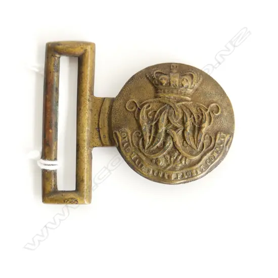 VICT BRONZE BELT BUCKLE ROYAL MAIL STEAM PACKET COMPANY L60MM