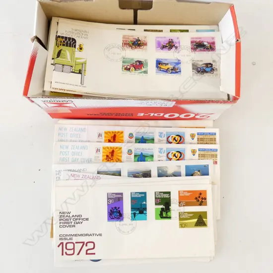 BOX NZ FIRST DAY COVERS, LARGER ENVELOPES 