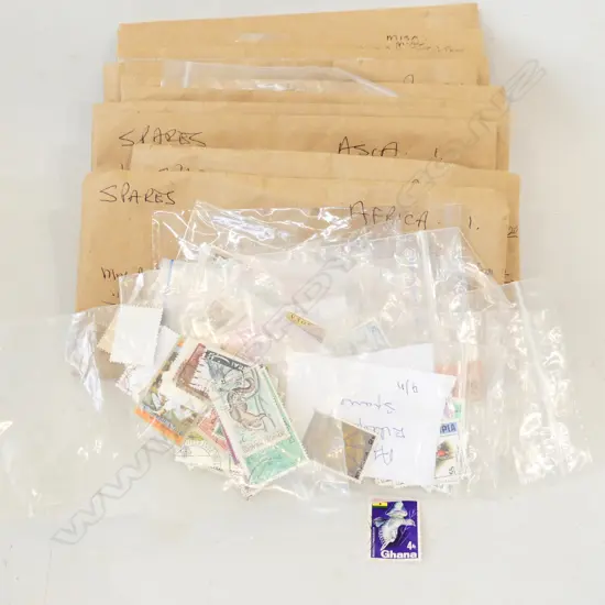 BOX ASST WORLD POSTAGE STAMPS 