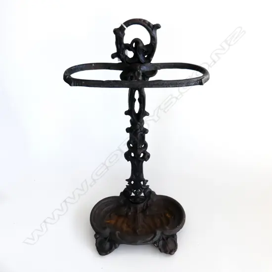 VICTORIAN CAST IRON UMBRELLA STAND H.580mm