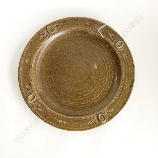 MIKE O'DONNELL TARARIKI POTTERY LG PLATE 360mm