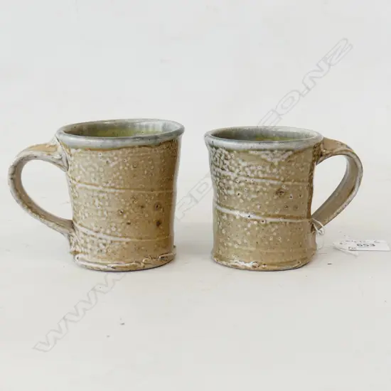 PAIR IAN SMAIL COFFEE CUPS H.82mm