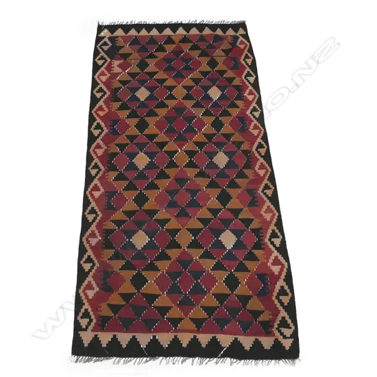 HAND-KNOTTED KILIM CARPET, 2000 x 1000mm