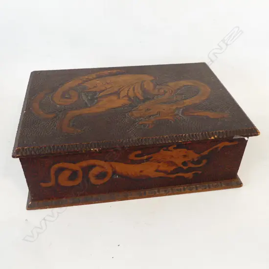 VINTAGE POCKER WORK BOX 325x215x110mm