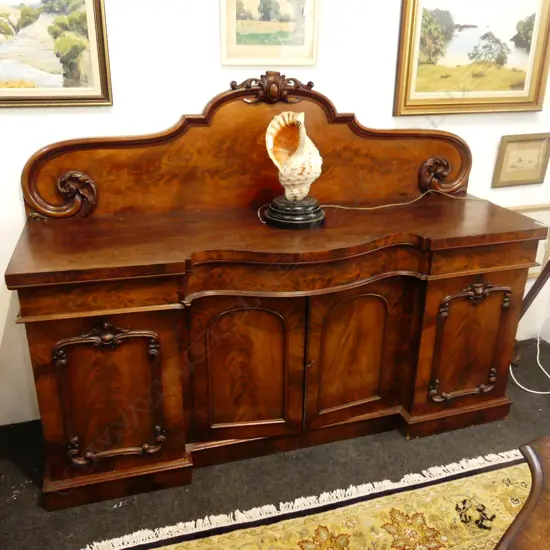 VICTORIAN MAHOGANY SIDEBOARD 1980x600x1500mm