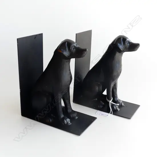 PR CAST IRON DOG BOOKENDS H.180mm