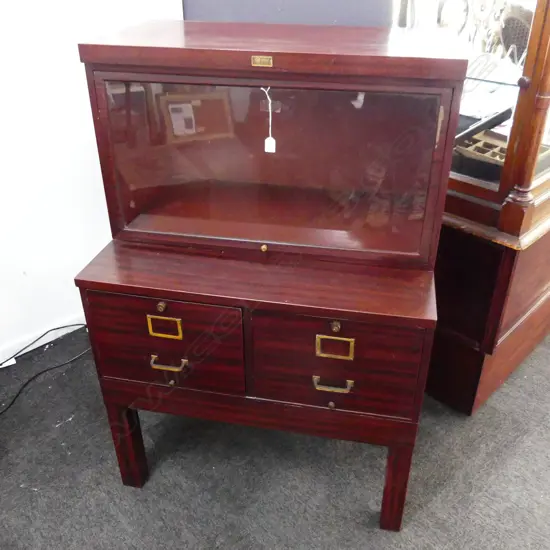 METAL CABINET BY GENERAL FIREPROOFING CO. OHIO 885x645x1320mm