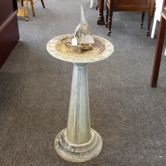 METAL BIRD BATH w. YACHT H.800mm